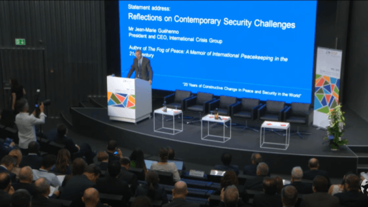 Jean-Marie Guéhenno on Today's Global Security Challenges
