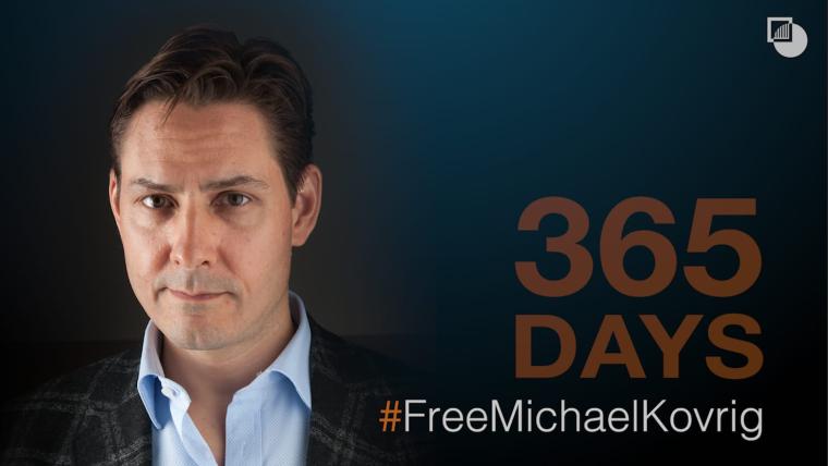 China has arbitrarily detained our colleague Michael Kovrig since 10 December 2018