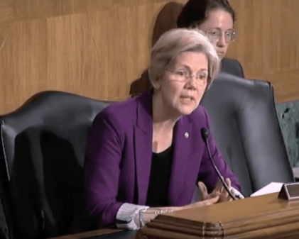 Warren Senate Banking Committee on Iran Sanctions