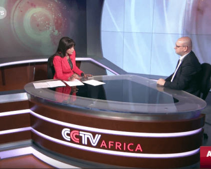 Hans Hoebeke Interview on CCTV Africa